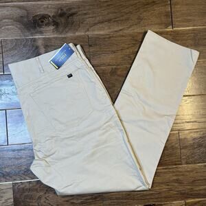 Polo Ralph Lauren Performance Golf Tailored Fit Men 38x32 Khaki Chino Pants $125
